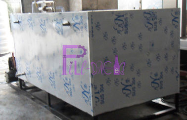 SUS304 शीतल पेय प्रसंस्करण लाइन उद्योग वायुकृत जल बर्फ़ीली टैंक 0 - 5 ℃