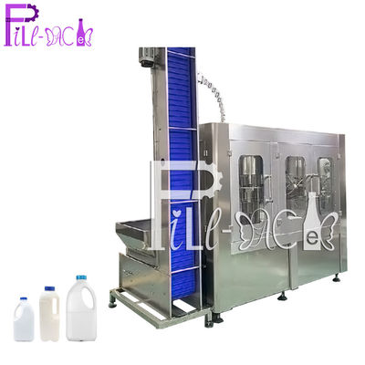 स्वचालित मोनोब्लॉक 6000बीपीएच बोतल इंटीग्रल 3-इन-1वॉशिंग-फाइलिंग-कैपिंग दूध भरने की मशीन / डिवाइस