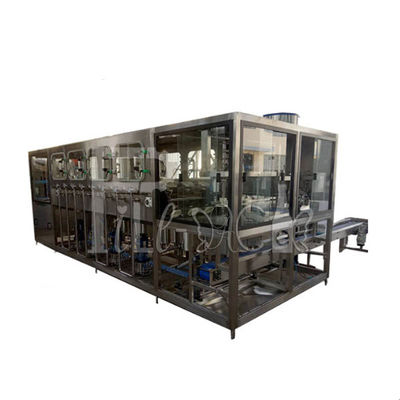 टच स्क्रीन के साथ 450BPH स्वचालित 5 गैलन पानी भरने की मशीन 5 गैलन पानी की बॉटलिंग मशीन