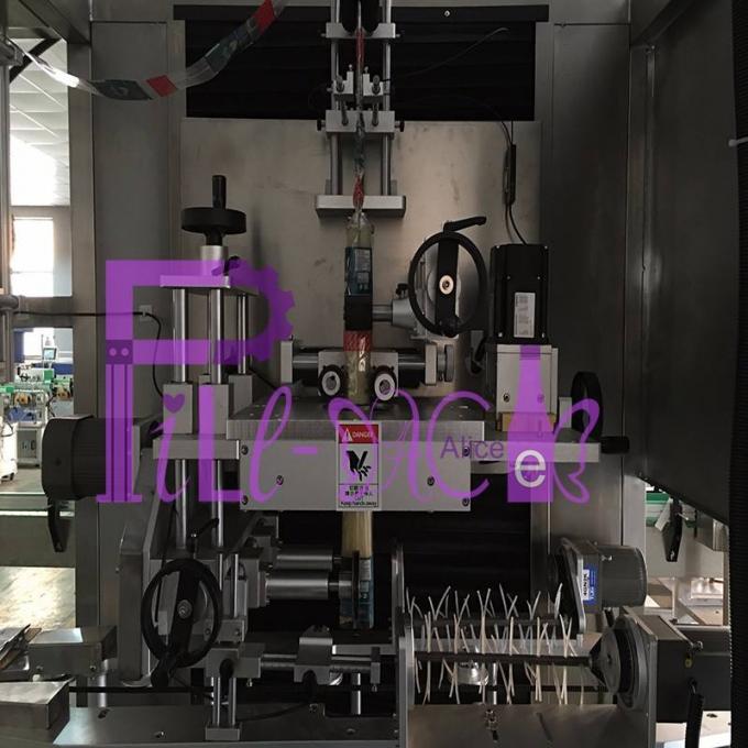 डबल हेड स्ट्रेच स्लीव एप्लिकेटर मशीन पीएलसी प्रोग्रामेबल कंट्रोल 3