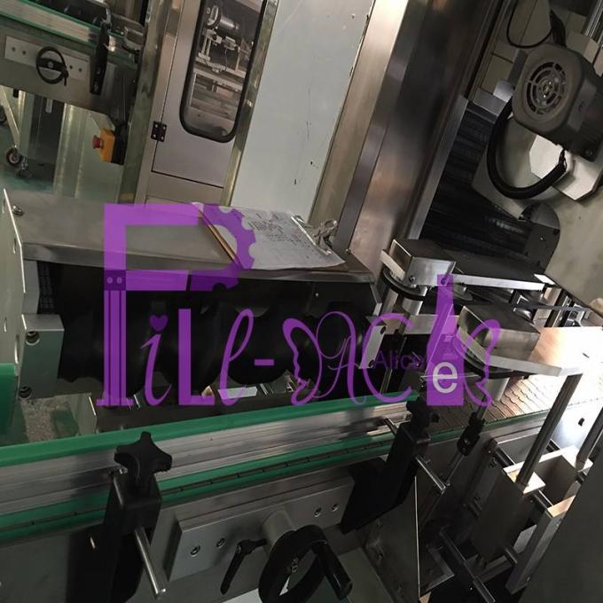 डबल हेड स्ट्रेच स्लीव एप्लिकेटर मशीन पीएलसी प्रोग्रामेबल कंट्रोल 4