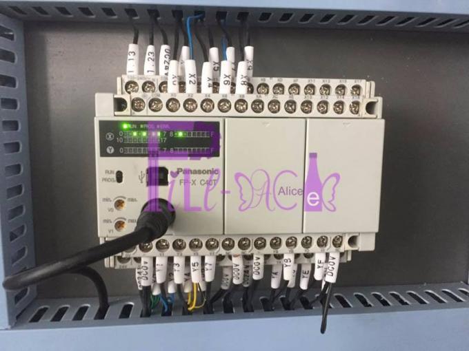 डबल हेड स्ट्रेच स्लीव एप्लिकेटर मशीन पीएलसी प्रोग्रामेबल कंट्रोल 9