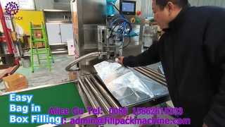2109 L14 सेमी-ऑटोमैटिक सिंगल-हेड बैग-इन-बॉक्स फिलिंग और सीलिंग मशीन