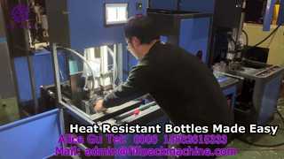 2030 K1 यूक्रेन सेमी-ऑटोमैटिक हीट-रेसिस्टेंट बोतल ब्लोइंग मशीन