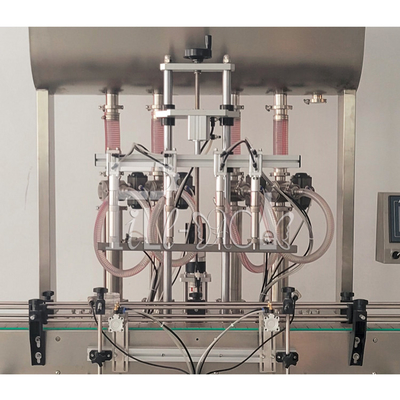 खाद्य तेल भरने की मशीन स्वचालित रैखिक प्लास्टिक की बोतल जार स्नेहक / इंजन