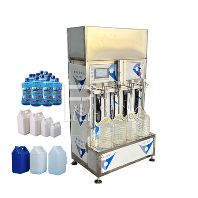 अर्ध स्वचालित रस भरने की मशीन रैखिक तरल प्लास्टिक की बोतलें खनिज पानी