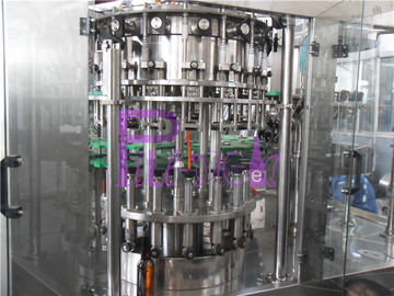 सोडा पानी / बीयर के लिए पूरी तरह से स्वचालित डीसीजीएफ कार्बोनेटेड पेय भरने की मशीन