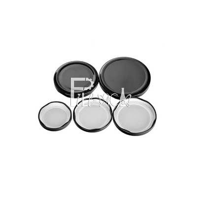 38mm 43mm जूस ग्लास बॉटल कैप्स ढक्कन 48mm 53mm 58mm टिनप्लेट मेटल स्क्रू कैप
