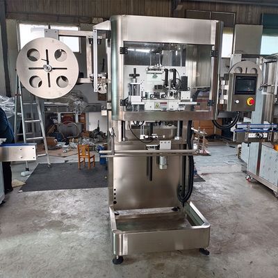 प्लास्टिक बैरल 5 गैलन पानी भरने की मशीन स्वचालित सिकोड़ें पैकेजिंग उपकरण