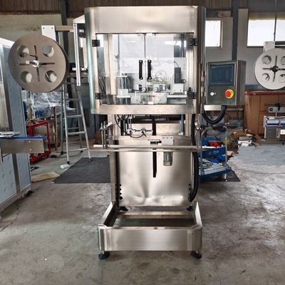 प्लास्टिक बैरल 5 गैलन पानी भरने की मशीन स्वचालित सिकोड़ें पैकेजिंग उपकरण