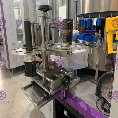 शैंपेन ग्लास बोतल लेबलिंग मशीन औद्योगिक मैनुअल लेबल मशीन