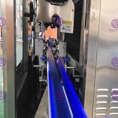 स्टीम श्रिंक के साथ बॉडी के लिए फुल ऑटोमैटिक श्रिंक स्लीव लेबलिंग मशीन डबल हेड