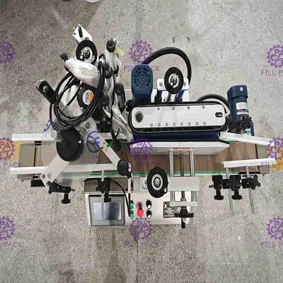 हॉट फ़ॉइल कोडिंग के साथ 3000BPH तालिका शीर्ष स्वचालित चिपकने वाला स्टिकर