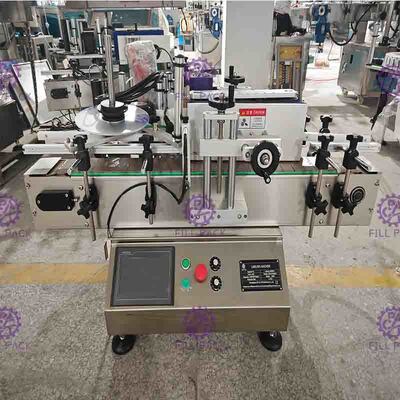 हॉट फ़ॉइल कोडिंग के साथ 3000BPH तालिका शीर्ष स्वचालित चिपकने वाला स्टिकर