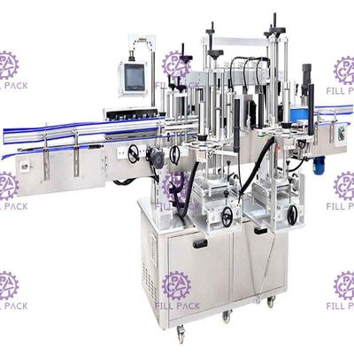 डबल या थ्री साइड चिपकने वाला स्टिकर बोतल लेबलिंग लेबलर मशीन उपकरण लाइन प्लांट