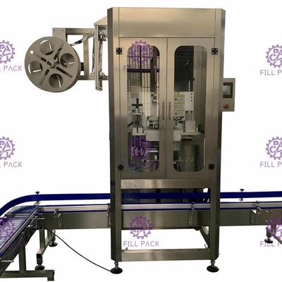 सिंगल हेड नेक लेबलिंग गैलन लेबलर मशीन फुल ऑटोमेशन 300BPM