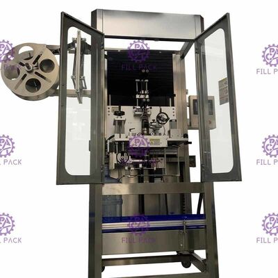 सिंगल हेड नेक लेबलिंग गैलन लेबलर मशीन फुल ऑटोमेशन 300BPM