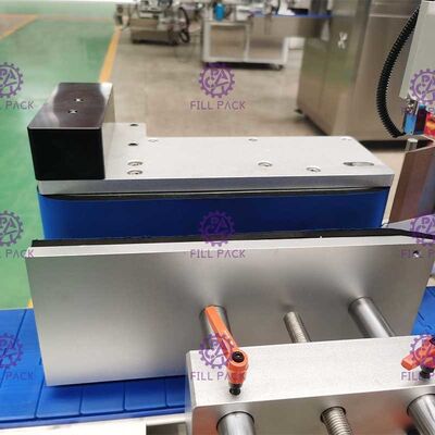 SUS304 40m / न्यूनतम फ्लैट बोतल लेबलिंग मशीन, स्क्वायर बोतल लेबल ऐप्लिकेटर