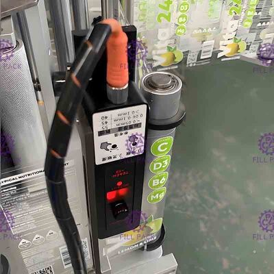 प्रसंस्करण मैनुअल बोतल लेबलिंग मशीन बोतलों, सिकुड़ने सुरंग के लिए