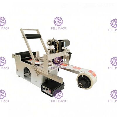 दिनांक कोडिंग प्रिंटर के साथ स्टीकर लेबल के लिए अर्ध स्वचालित बोतल लेबलिंग मशीन