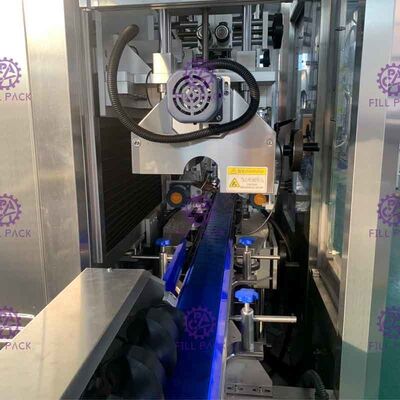 उच्च गति के साथ एसयूएस 304 डबल चेड बोतल लेबलिंग मशीन