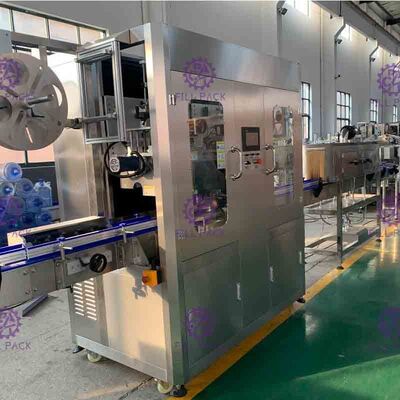 उच्च गति के साथ एसयूएस 304 डबल चेड बोतल लेबलिंग मशीन