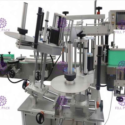 ग्लास बीयर बोतल सटीकता के लिए डबल पक्षीय स्टीकर लेबलिंग मशीन +/- 1 मिमी