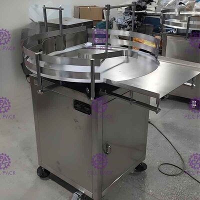 संचय तालिका के साथ 6000BPH छँटाई रोटरी बोतल खिला