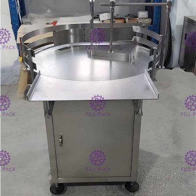 संचय तालिका के साथ 6000BPH छँटाई रोटरी बोतल खिला