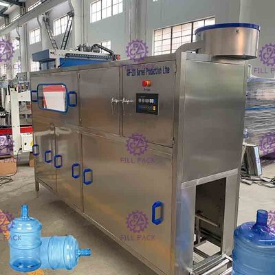 प्लास्टिक बैरल 5 गैलन पानी भरने की मशीन स्वचालित सिकोड़ें पैकेजिंग उपकरण