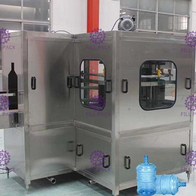 9.75Kw 900BPH 5 गैलन पानी भरने की मशीन वॉशर फिलर सीलर के साथ