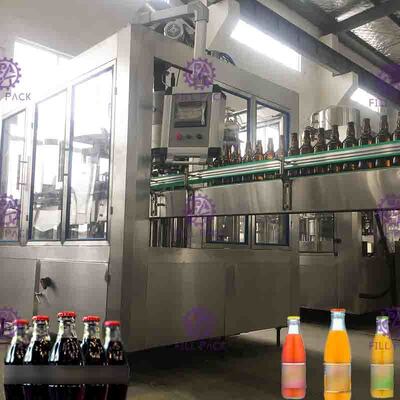10000BPH 32 हेड बॉटल फिलिंग मशीन क्राउन कवर कंबाइंड टाइप के लिए