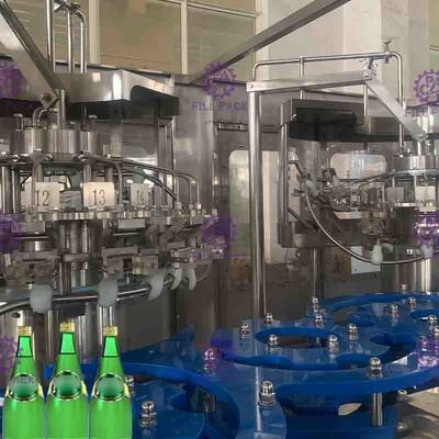 ग्लास बोतल नकारात्मक दबाव के लिए 40 सिर बोतल भरने की मशीन