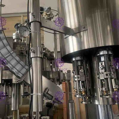 एल्यूमीनियम ढक्कन के साथ मोनोब्लॉक स्तर समायोजित बोतल भरने की मशीन