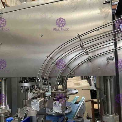 6000CPH 4 हेड्स बेवरेज एल्युमीनियम सीलिंग मशीन एनर्जी सेविंग