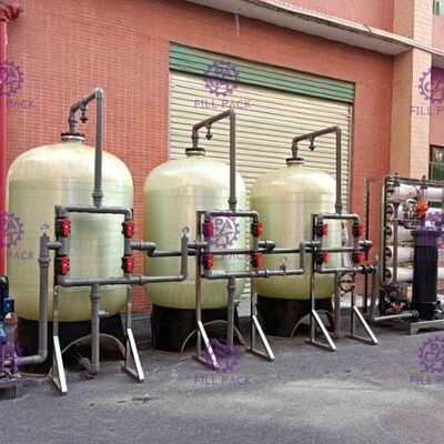 10000L / H रिवर्स ऑस्मोसिस आरओ ट्रीटमेंट मशीन इलेक्ट्रिक ड्रिवेन