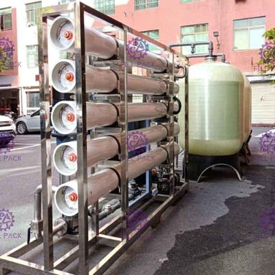 10000L / H रिवर्स ऑस्मोसिस आरओ ट्रीटमेंट मशीन इलेक्ट्रिक ड्रिवेन