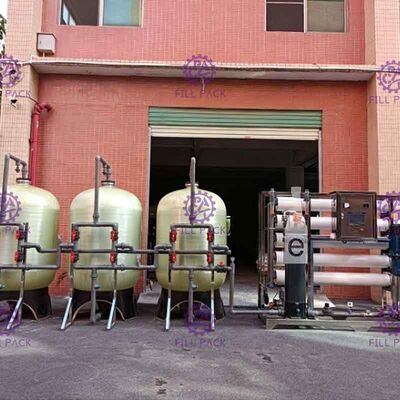 10000L / H रिवर्स ऑस्मोसिस आरओ ट्रीटमेंट मशीन इलेक्ट्रिक ड्रिवेन