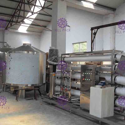 आरओ पेय जल उपचार प्रणाली स्टेनलेस स्टील 3000L प्रति घंटा