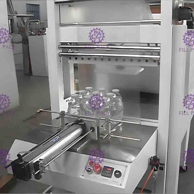 पेय प्रसंस्करण के लिए मैनुअल पेपर फूस की बोतल पैकिंग मशीन 8 बैग / मिनट