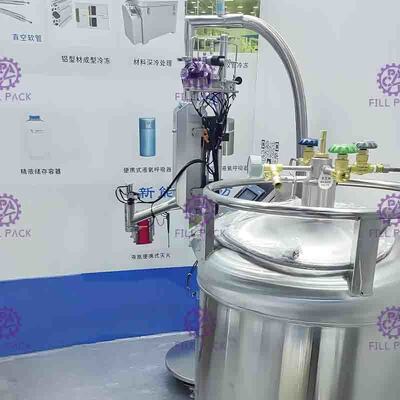 SUS304 इंजेक्टर Ln2 लिक्विड नाइट्रोजन डोजर इंस्टॉलेशन रैक के साथ R