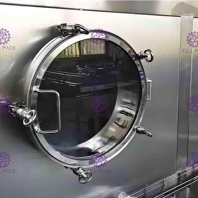 स्प्रे नलिका के साथ बोतलबंद बोतल पैकिंग मशीन जंगम जूस Pasteurizer रीसाइक्लिंग