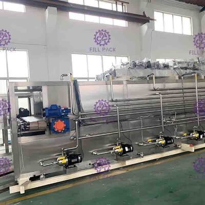 स्प्रे नलिका के साथ बोतलबंद बोतल पैकिंग मशीन जंगम जूस Pasteurizer रीसाइक्लिंग