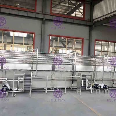 गर्म भरने लाइन की बोतल पैकिंग मशीन अजीवाणु बनानेवाला यंत्र स्टीम ताप इन्सुलेशन परत