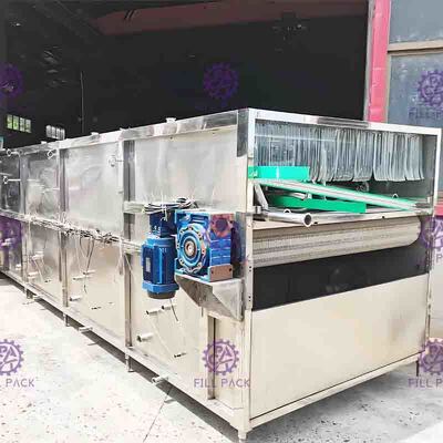 इलेक्ट्रिक अनावश्यक बॉटल पैकिंग मशीन सिस्टम, इंजीनियरिंग प्लास्टिक बेल्ट रीसाइक्लिंग टैंक सिस्टम
