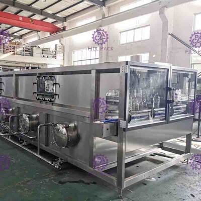 ग्लास बोतलबंद रस शीतलक मशीन 36 ℃ - 85 ℃ गरम भरने की मशीन के लिए