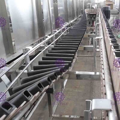 फ्लेवर जूस उत्पादन लाइन के लिए रिवर्स प्लास्टिक बॉटल स्टिरिलोजर सिस्टम 8000 बीपीएच