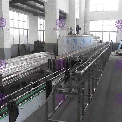 गर्म भरने लाइन के लिए ग्लास बोतल रिवर्स स्वचालित अजीवाणु बनानेवाला यंत्र