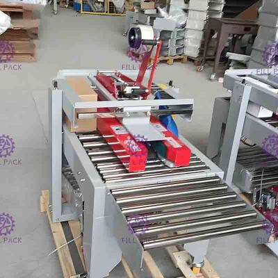 अर्ध स्वचालित बॉक्स सील कार्टन बोतल पैकेजिंग मशीन