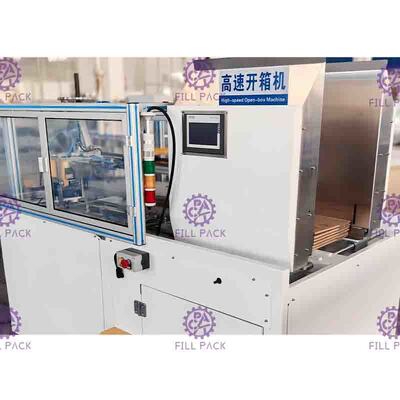 गर्म गोंद बोतल केस पैकर मशीन स्वचालित निरंतर खिला